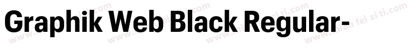 Graphik Web Black Regular字体转换